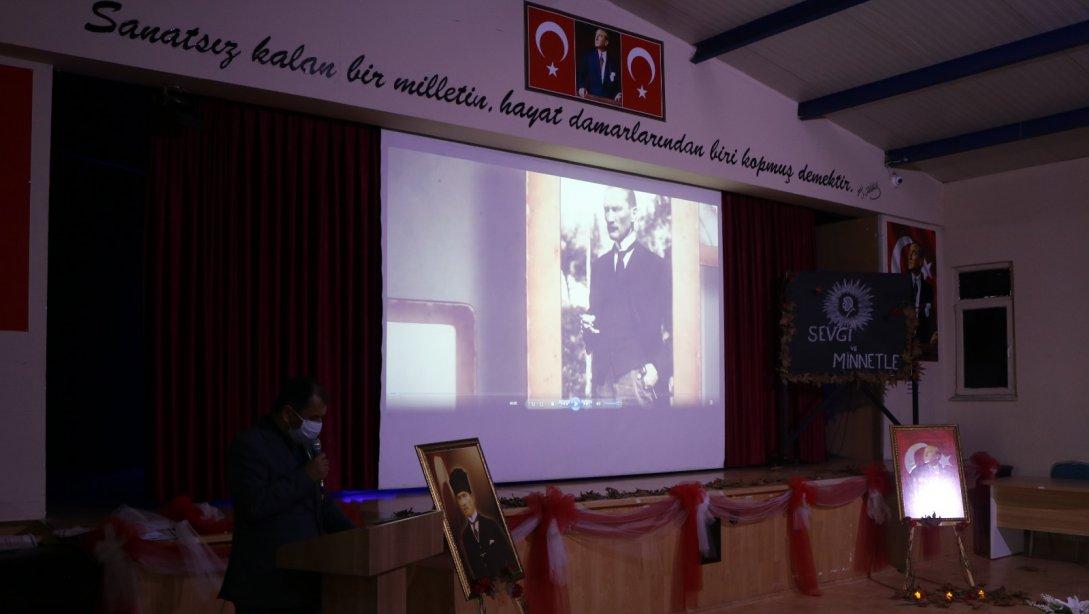 10 Kasım Atatürk'ü Anma İlçe Programı Gerçekleştirildi 