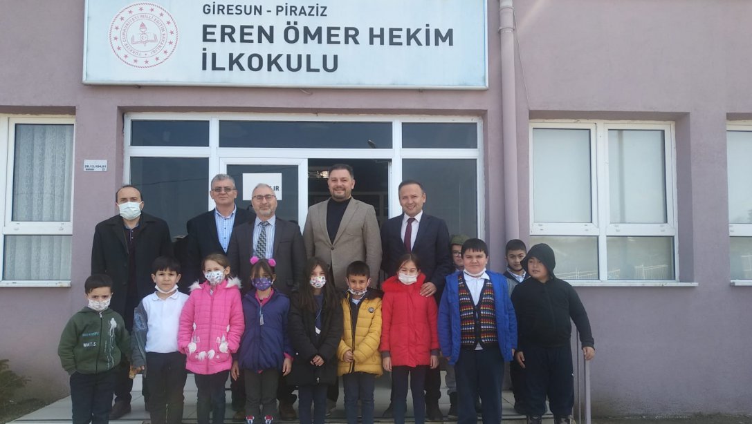 Eren Ömer Hekim İlkokulu ve Halk Eğitimi Merkezi Müdürlüğü Ziyaret Edildi.