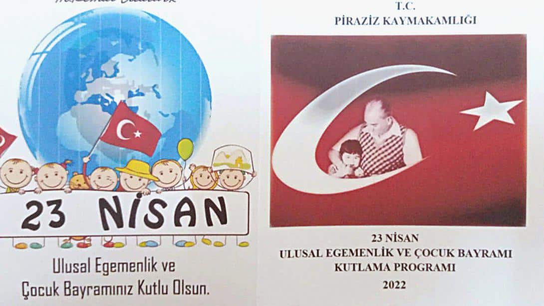 23 Nisan Ulusal Egemenlik ve Çocuk Bayramı İlçe Programı