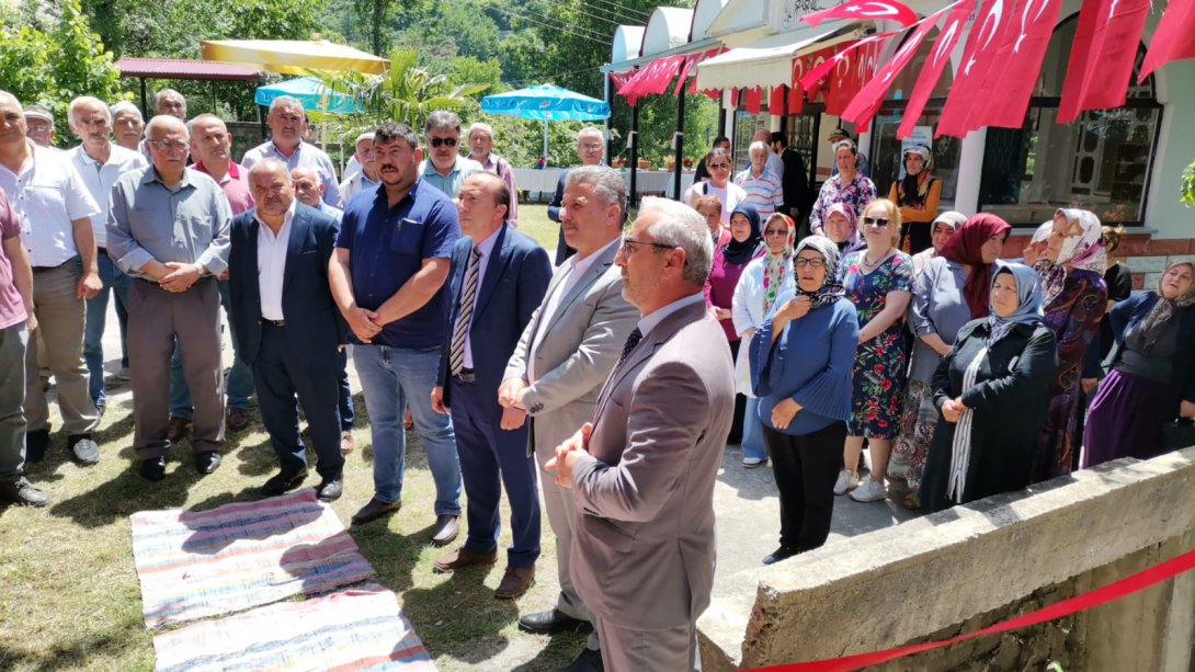 Halk Eğitim Merkezi Yıl Sonu Sergi Açılışı Bülbülü Köyü'nde Yapıldı