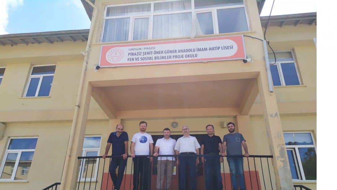 İlçe Milli Eğitim Müdürü Yunus Aydın'dan Fen ve Sosyal Proje İmam Hatip Lisesi Ziyareti