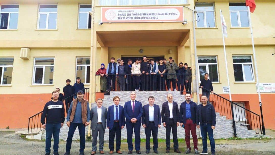 DOKAP Başkanı Sayın Hakan GÜLTEKİN Şehit Öner Güner Anadolu İmam Hatip Lisesini Ziyaret Etti.