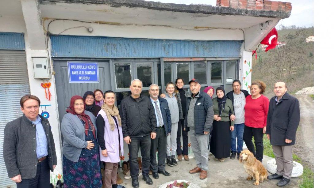 Halkeğitim Merkezi Bünyesindeki Bülbülü Köyü ve Maden Mahallesi Kursları Ziyaret Edildi 