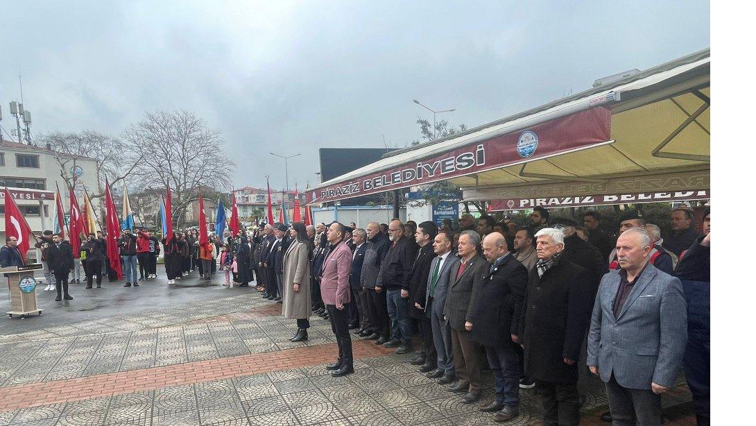 Piraziz'de 18 Mart Çanakkale Zaferi ve Şehitleri Anma Programı Gerceklestirildi