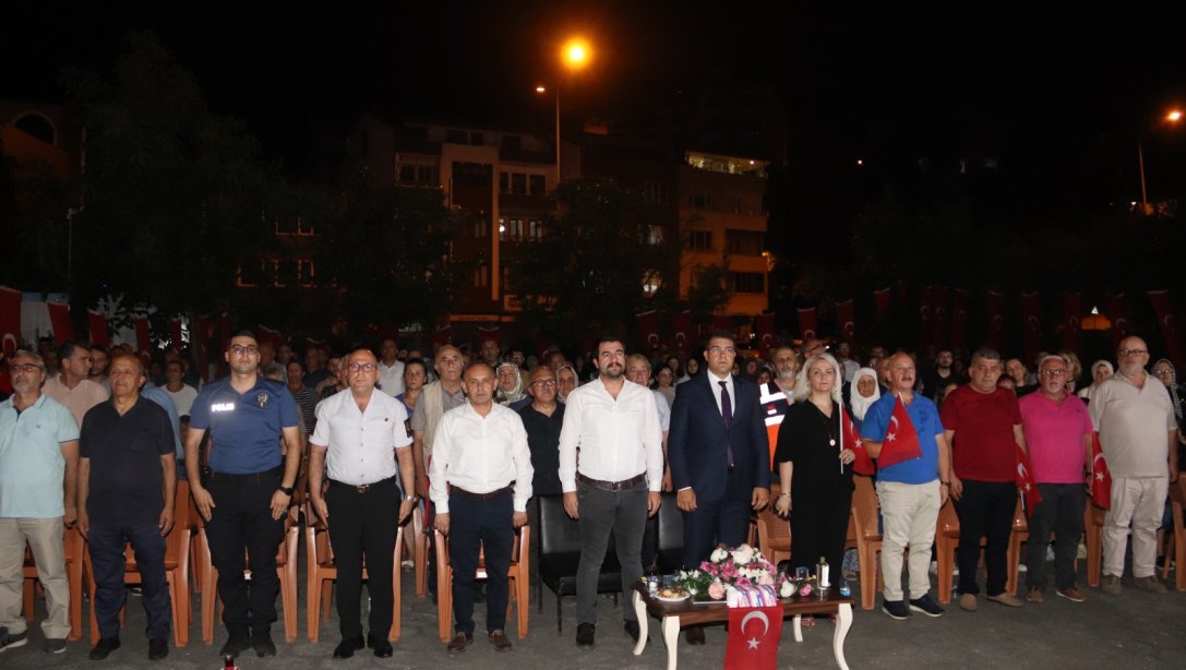 15 Temmuz Demokrasi ve Milli Birlik Günü Programı Düzenlendi.